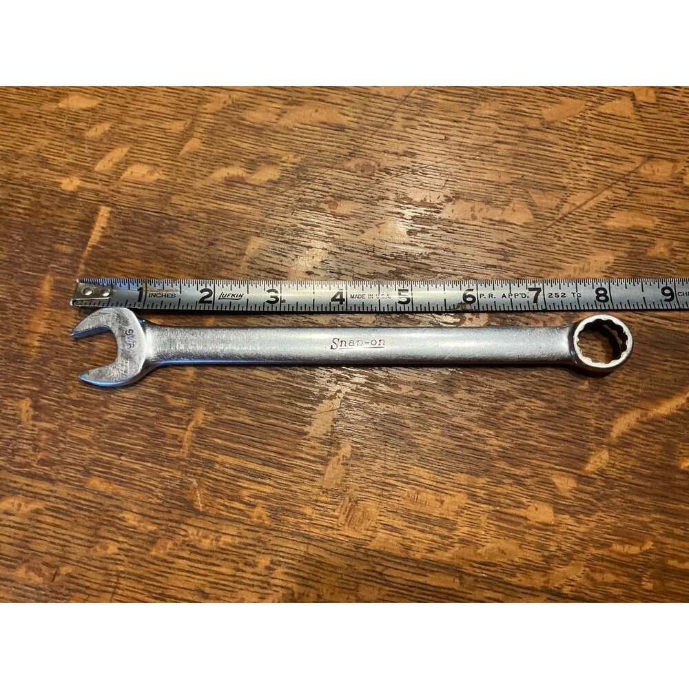 Snap-On OEX18 9/16 Combo Wrench 12Pt Box End USA Classic Chrome Service Tool